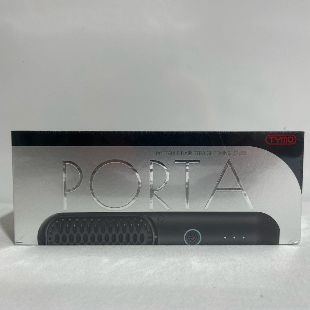 TYMO Porta Cordless Hair Straightener Brush, Portable Straightening Brush NEW